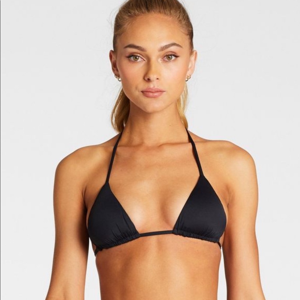 Vitamin A Gia Little Black Triangle Bikini Top 🖤